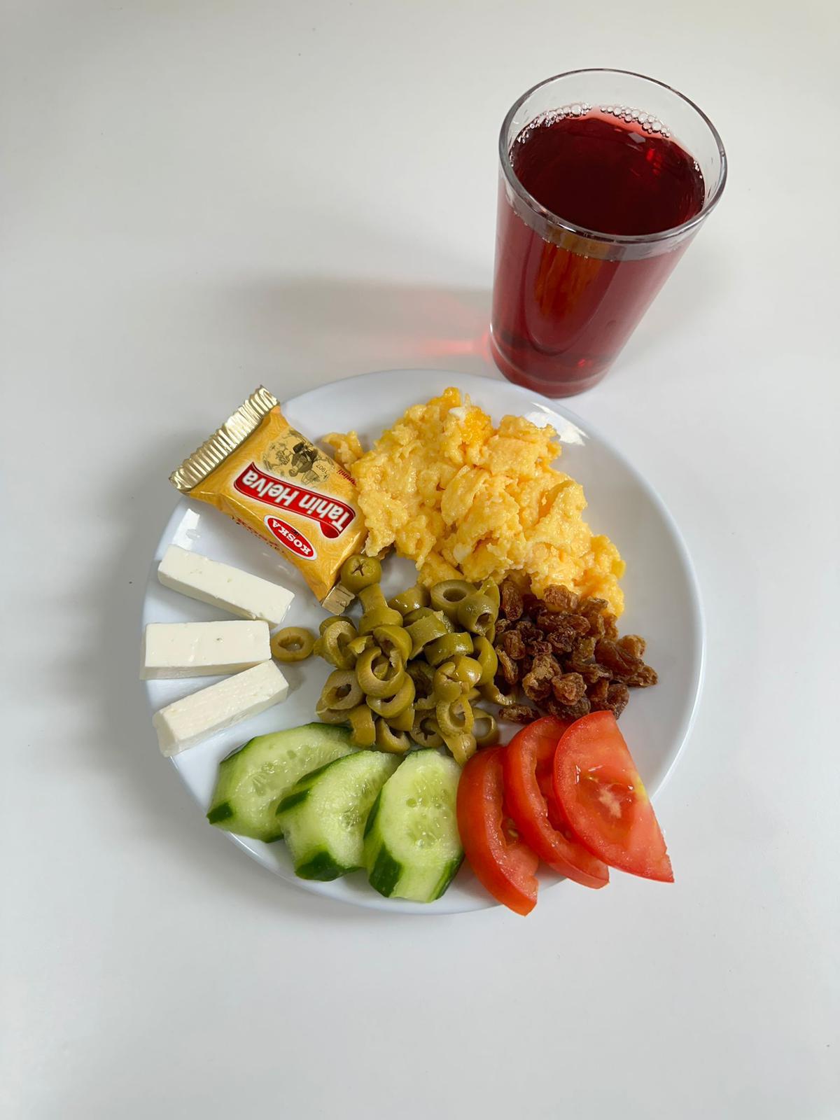 Okul kahvaltı tabağı